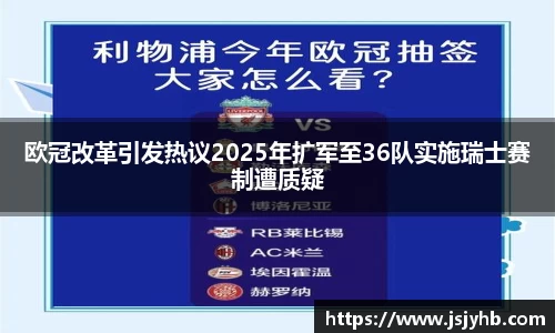 欧冠改革引发热议2025年扩军至36队实施瑞士赛制遭质疑